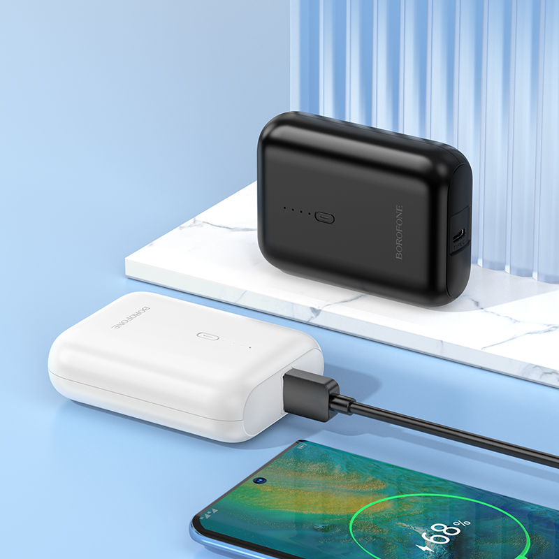 Портативный аккумулятор BOROFONE BJ81 Astute, 5000 мА⋅ч, белый фото