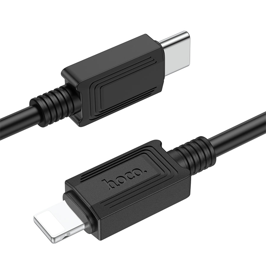 Кабель USB-C HOCO X73 Type-C - Lightning, 20W, 1 м, черный оптом недорого с доставкой Кабель USB-C HOCO X73 Type-C - Lightning, 20W, 1 м, черный фото