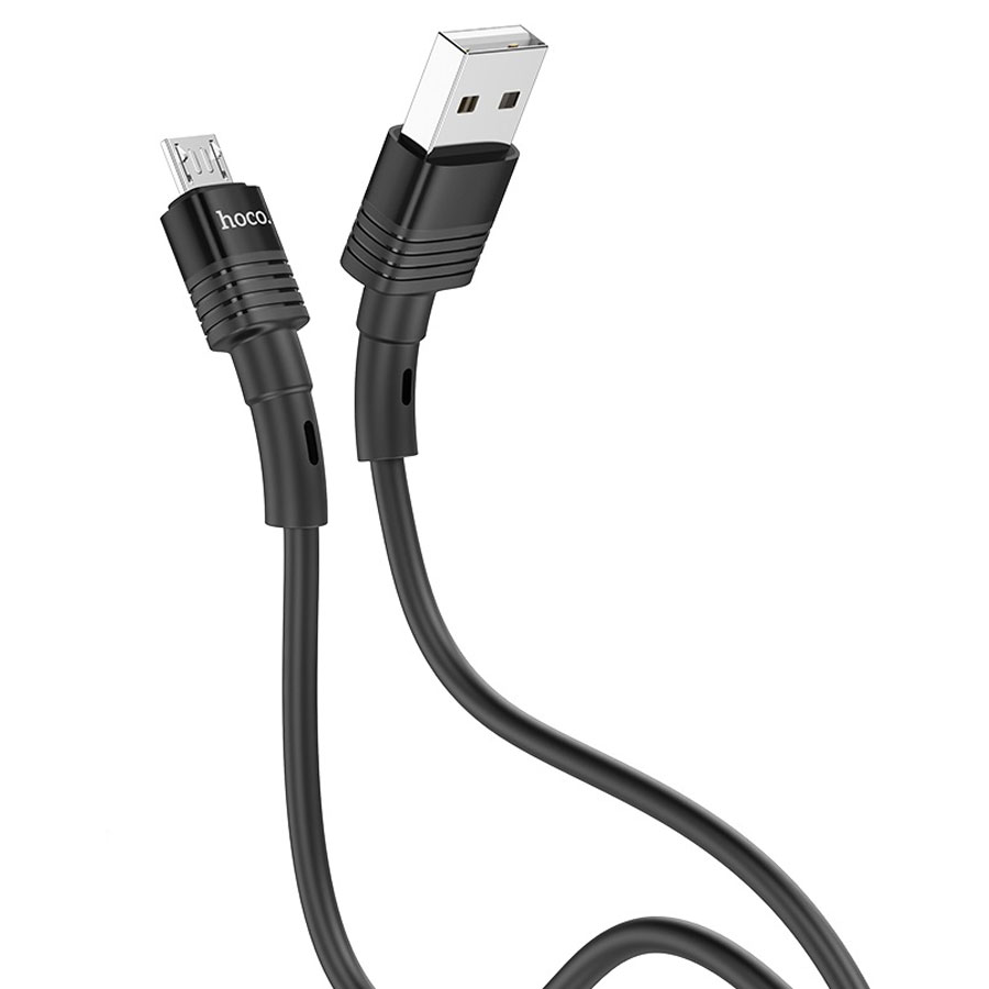 Кабель USB HOCO U82 Cool USB - MicroUSB, 2.4А, 1.2 м, черный оптом недорого с доставкой Кабель USB HOCO U82 Cool USB - MicroUSB, 2.4А, 1.2 м, черный фото