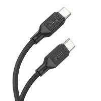 Кабель USB-C HOCO X90 Cool Type-C - Type-C, 3A, 60W, 1 м, черный фото