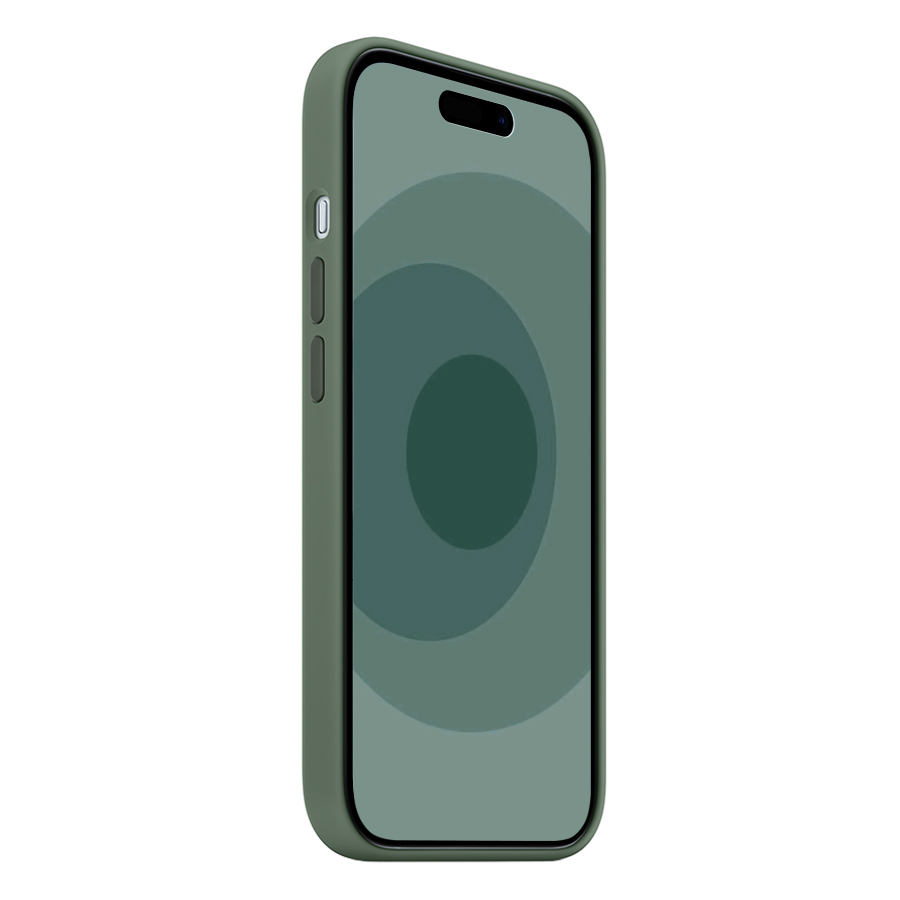 Чехол Silicone Case with MagSafe и Анимация цвета для iPhone 15 6.1", Кипарис Cypress (5) фото