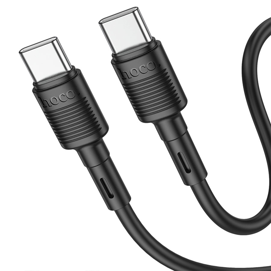 Кабель USB-C HOCO X83 Victory Type-C - Type-C, 60W, 1 м, черный оптом недорого с доставкой Кабель USB-C HOCO X83 Victory Type-C - Type-C, 60W, 1 м, черный фото