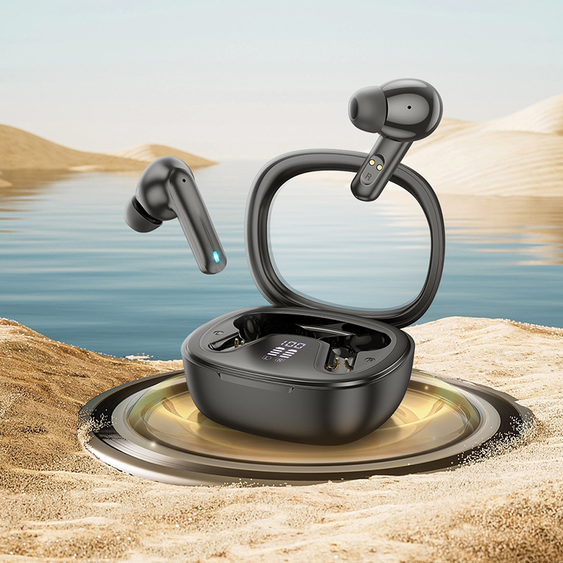 Беспроводные наушники TWS HOCO EQ6 Shadow, Bluetooth 5.3, черный фото