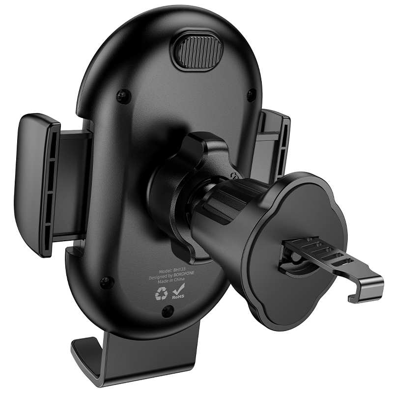 Автомобильный держатель BOROFONE BH133 Rio, зажимной, на воздуховод, черный фото