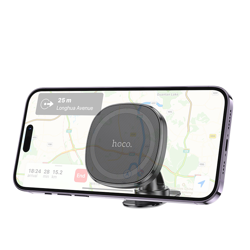 Автомобильный держатель HOCO H35 Cheetah, магнитный, на приборную панель, черный фото