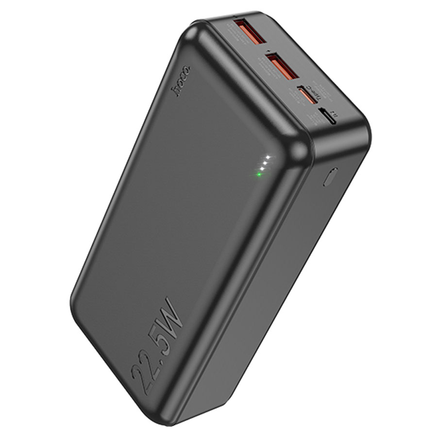 Портативный аккумулятор HOCO J101B Astute, 30000 мА⋅ч, черный фото