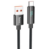 Кабель USB HOCO U125 Benefit USB - Type-C, 5A, 1.2 м, черный оптом недорого с доставкой Кабель USB HOCO U125 Benefit USB - Type-C, 5A, 1.2 м, черный фото