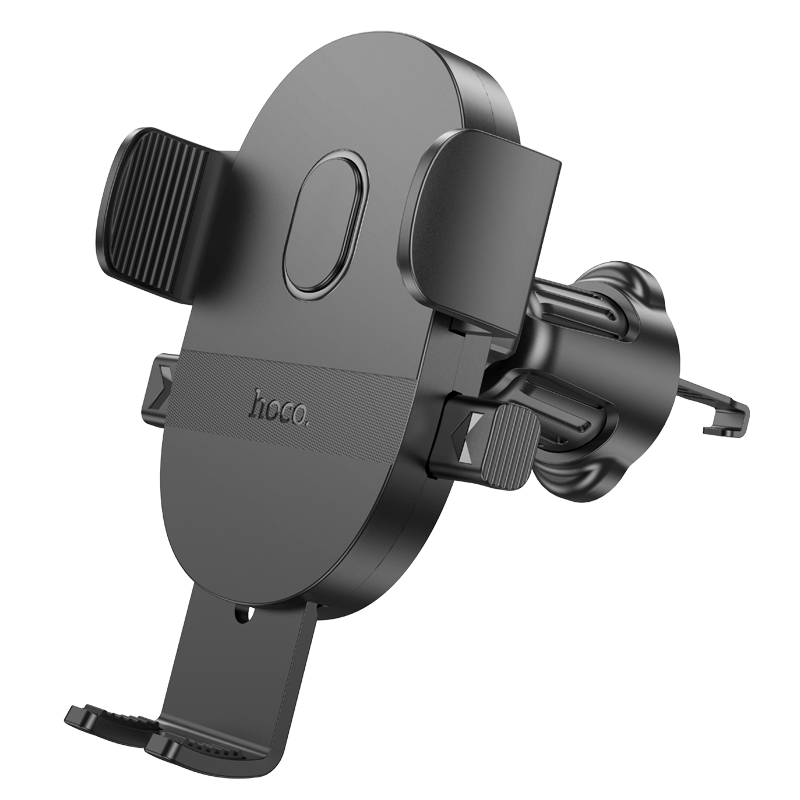 Автомобильный держатель HOCO H18 Mighty, зажимной, на воздуховод, черный фото