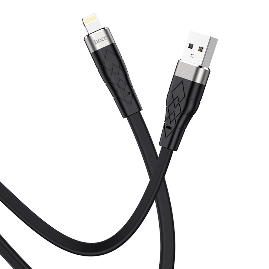 Кабель USB HOCO X53 Angel USB - Lightning, 2.4А, 1 м, черный фото