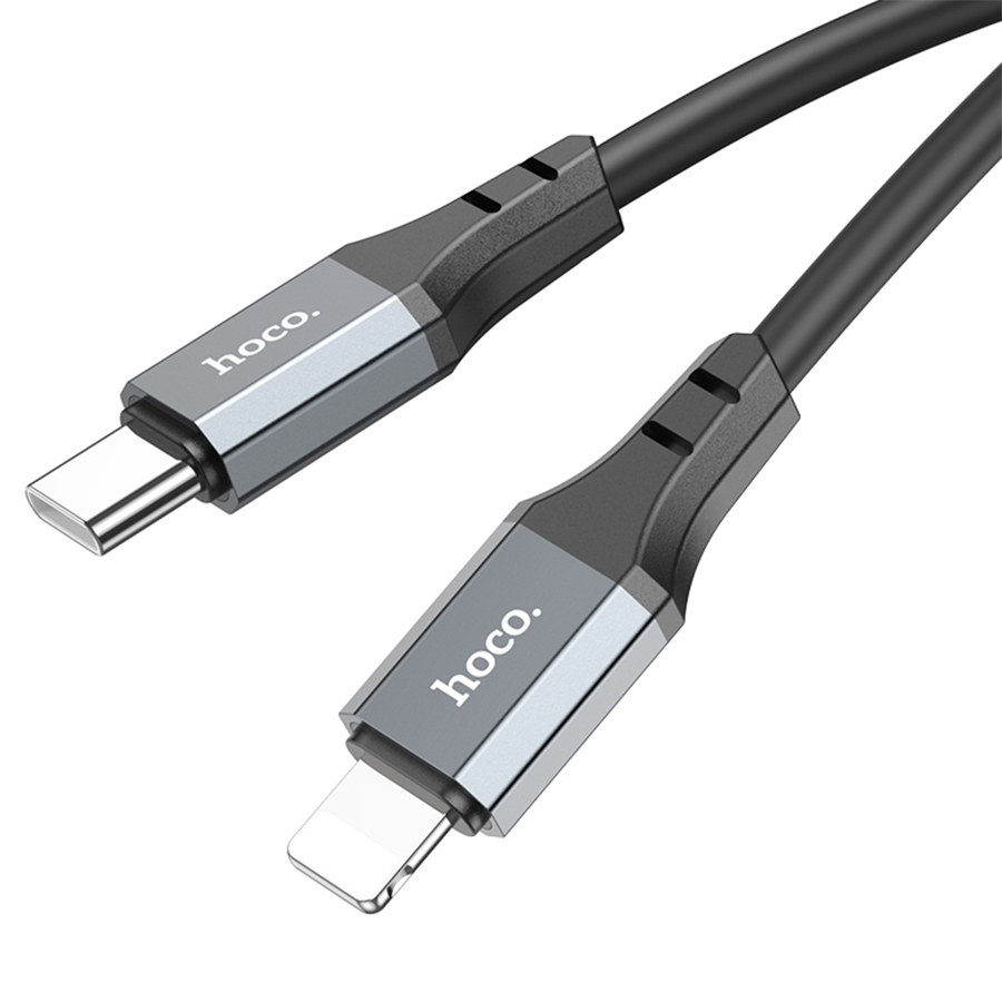 Кабель USB-C HOCO X92 Honest Type-C - Lightning, 20W, 3 м, черный фото