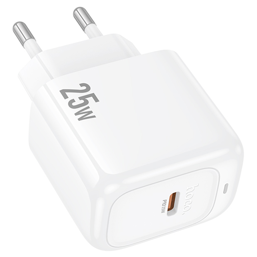 Сетевое зарядное устройство HOCO CS53A Surplus 1xUSB-C, 25W, белый фото