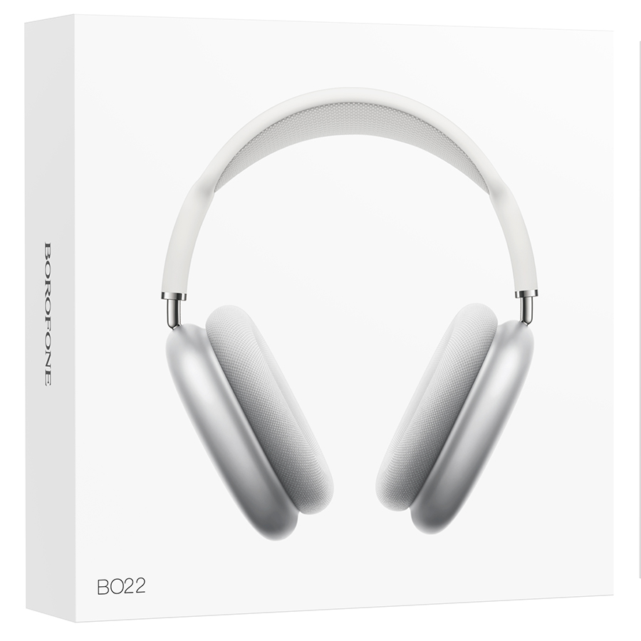 Беспроводные наушники накладные BOROFONE BO22 Elegant, Bluetooth, серебристый фото