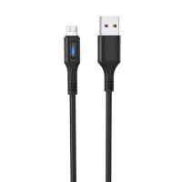 Кабель USB HOCO U79 Admirable USB - MicroUSB, 2.4А, 1.2 м, черный оптом недорого с доставкой Кабель USB HOCO U79 Admirable USB - MicroUSB, 2.4А, 1.2 м, черный фото