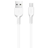 Кабель USB HOCO X20 Flash USB - MicroUSB, 2.4А, 2 м, белый фото