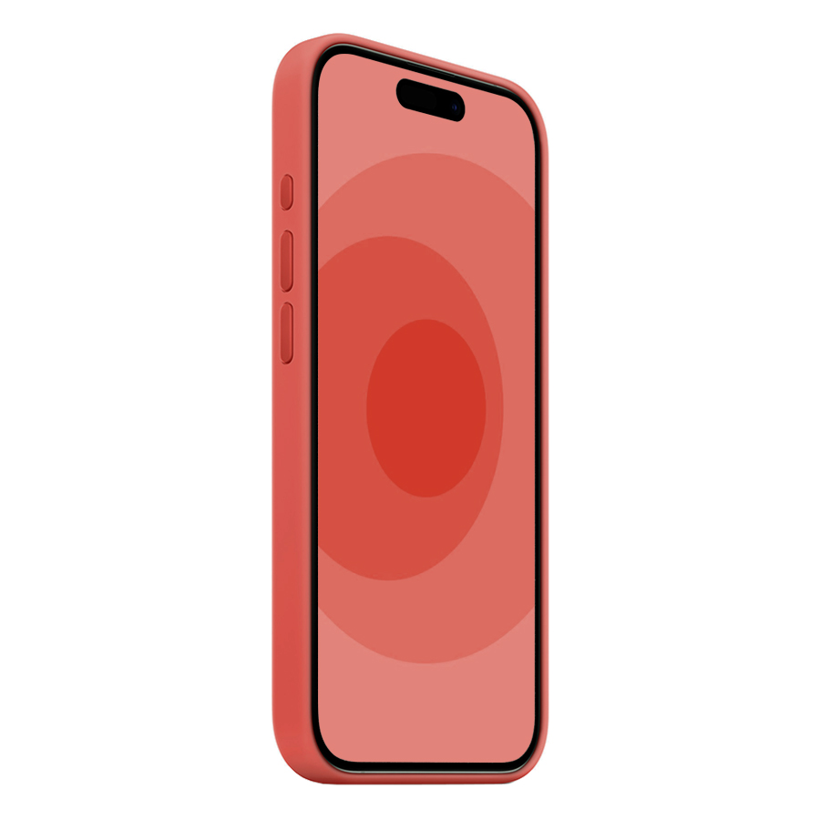 Чехол Silicone Case with MagSafe и Анимация цвета для iPhone 12 Pro Max 6.7", розовый цитрус (8) фото