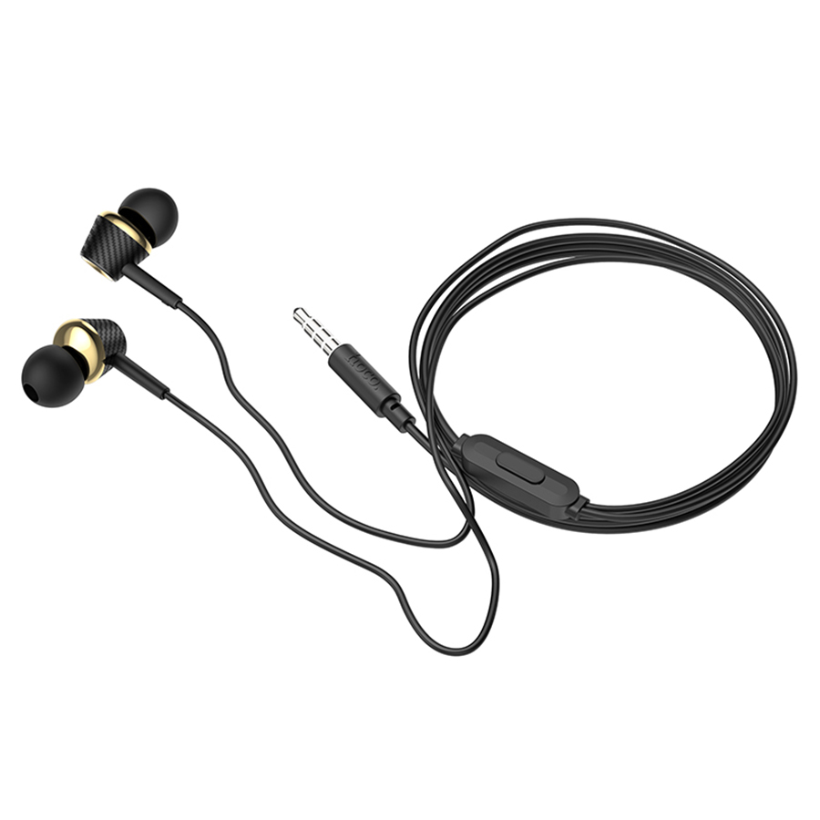 Проводные наушники HOCO M70 Graceful, Jack 3.5mm, 1.2 м, черный фото