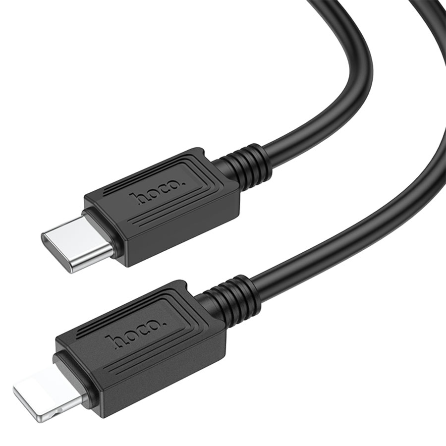 Кабель USB-C HOCO X73 Type-C - Lightning, 20W, 1 м, черный оптом недорого с доставкой Кабель USB-C HOCO X73 Type-C - Lightning, 20W, 1 м, черный фото