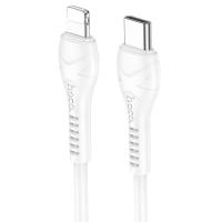 Кабель USB-C HOCO X37 Cool Type-C - Lightning, 1 м, белый фото