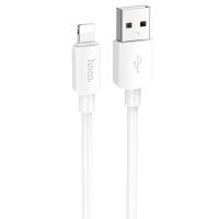 Кабель USB HOCO X96 Hyper USB - Lightning, 2.4А, 1 м, белый фото