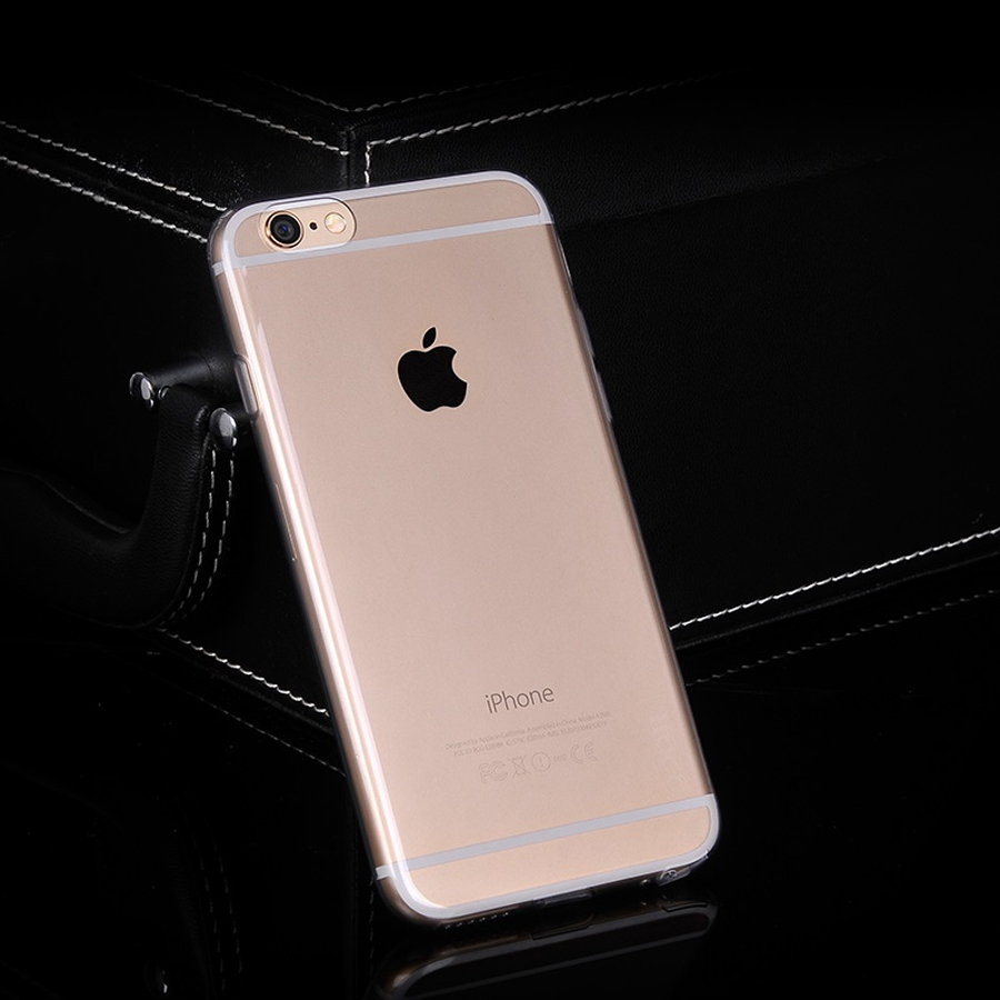 Чехол HOCO TPU Light Series для iPhone 6+/6s+, темно-прозрачный фото