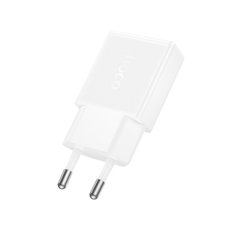 Сетевое зарядное устройство HOCO N73 Speed 1xUSB + 1xUSB-C, 3A, 20W, белый фото