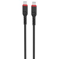 Кабель USB-C HOCO X59 Victory Type-C - Type-C, 3A, 60W, 2 м, черный оптом недорого с доставкой Кабель USB-C HOCO X59 Victory Type-C - Type-C, 3A, 60W, 2 м, черный фото