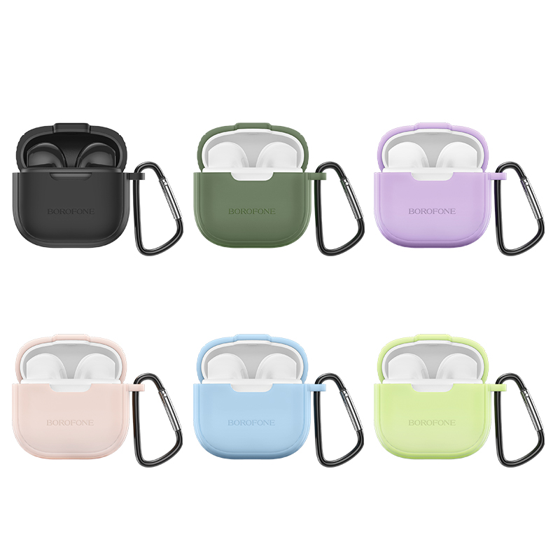 Беспроводные наушники TWS BOROFONE BW29 Charm, Bluetooth 5.3, розовый фото