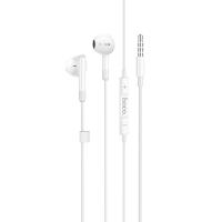 Проводные наушники HOCO M93 Wire control, Jack 3.5mm, 1.2 м, белый фото