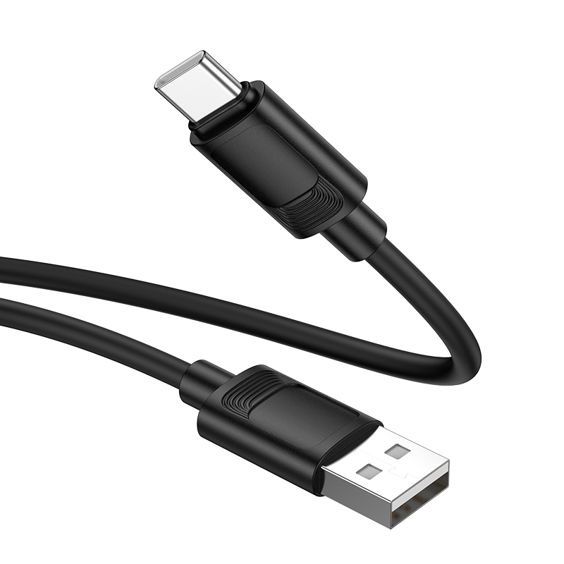 Кабель USB HOCO X122 Benefit USB - Type-C, 3A, 1 м, черный фото