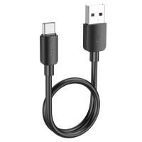 Кабель USB HOCO X96 Hyper USB - Type-C, 3A, 27W, 25 см, черный фото
