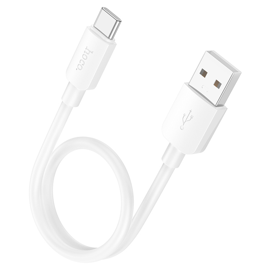 Кабель USB HOCO X96 Hyper USB - Type-C, 3A, 27W, 25 см, белый фото