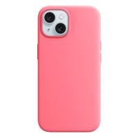 Чехол Silicone Case with MagSafe и Анимация цвета для iPhone 15 6.1", розовый (12) фото