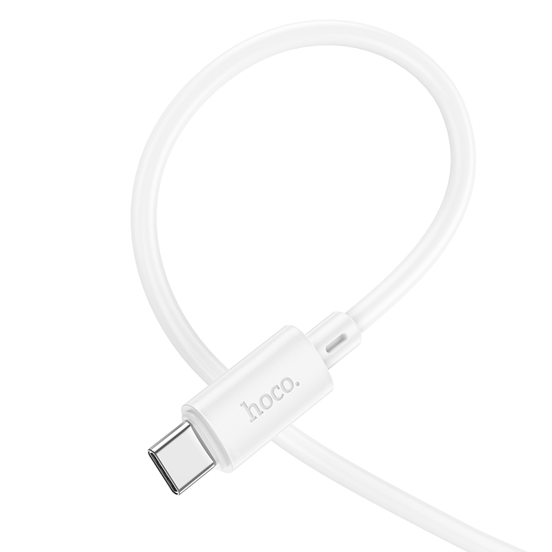 Кабель USB-C HOCO X88 Gratified Type-C - Type-C, 3A, 60W, 2 м, белый фото