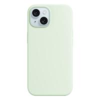 Чехол Silicone Case with MagSafe и Анимация цвета для iPhone 15 6.1", мятный Soft Mint (9) фото