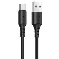 Кабель USB BOROFONE BX47 Coolway USB - Type-C, 2.4А, 1 м, черный оптом недорого с доставкой Кабель USB BOROFONE BX47 Coolway USB - Type-C, 2.4А, 1 м, черный фото