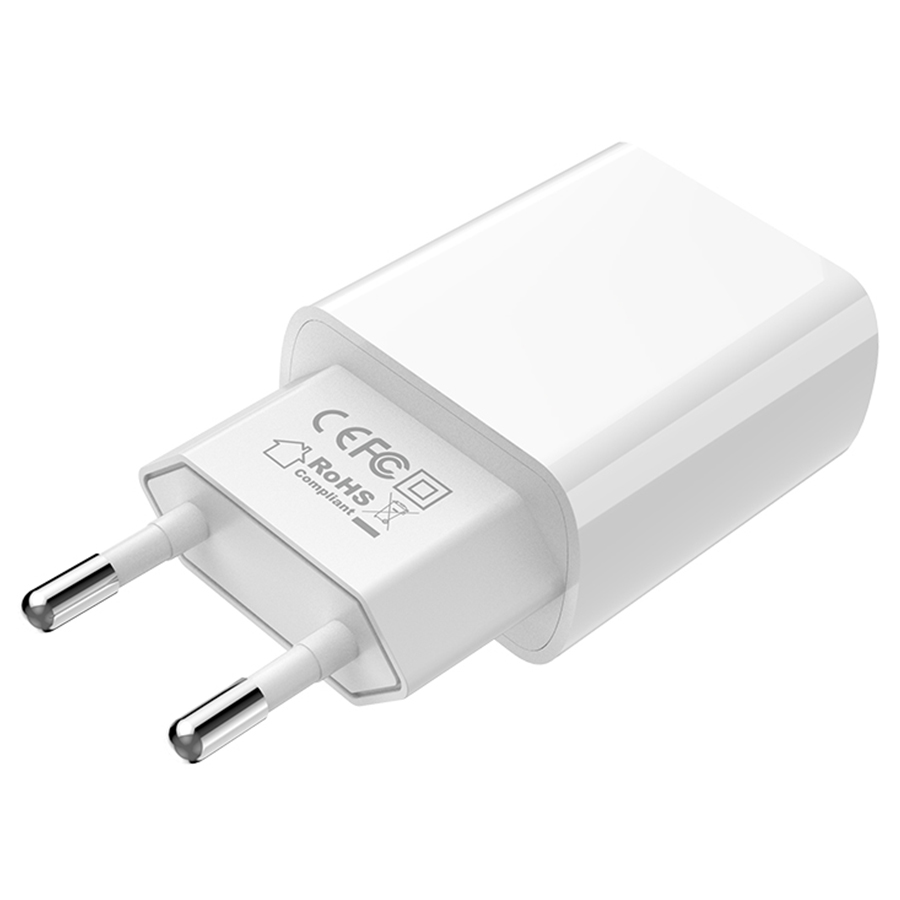 Сетевое зарядное устройство BOROFONE BA20A Sharp 1xUSB, 2A, белый фото
