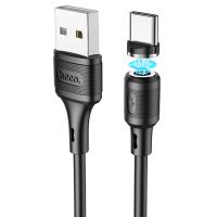 Кабель USB HOCO X52 Sereno USB - Type-C магнитный, 2А, 1 м, черный фото