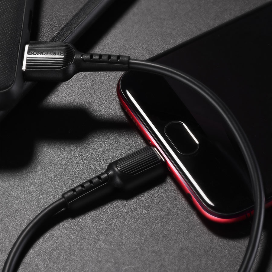 Кабель USB BOROFONE BX16 Easy USB - MicroUSB, 2А, 1 м, черный фото