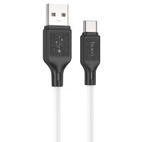 Кабель USB HOCO X90 Cool USB - Type-C, 2.4А, 1 м, белый фото