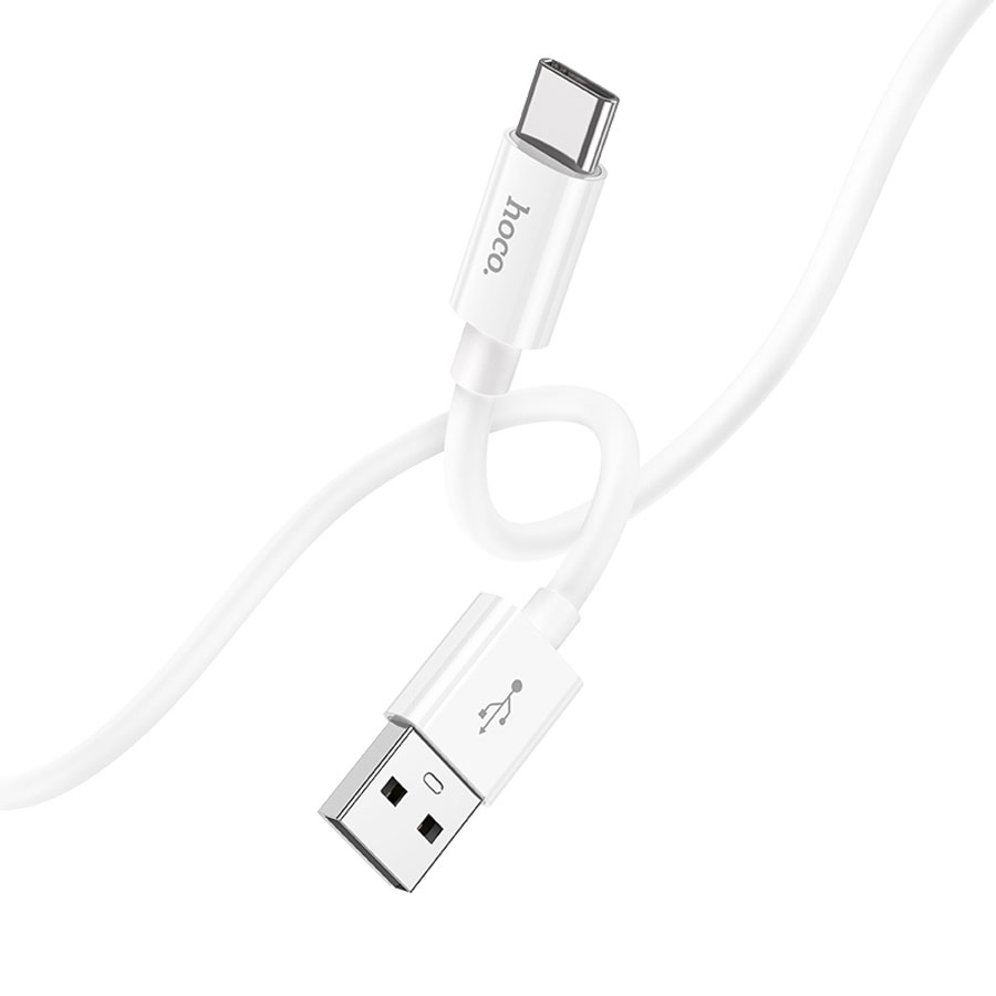 Кабель USB HOCO X87 Magic USB - Type-C, 3A, 1 м, белый фото
