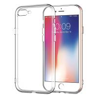 Чехол Clear Case силиконовый с защитой камеры для iPhone 7+/8+, прозрачный фото