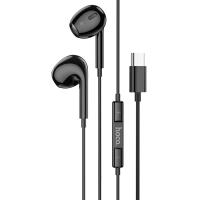 Проводные наушники HOCO M101 Max Crystal, Type-C, 1.2 м, черный фото