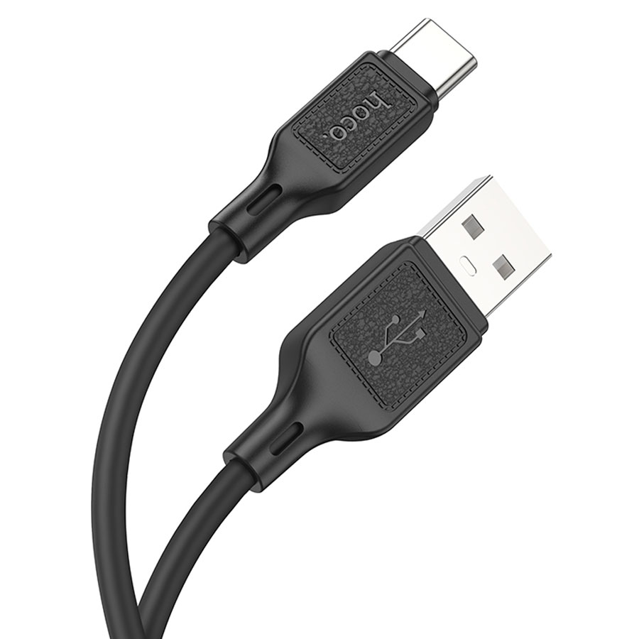 Кабель USB HOCO X90 Cool USB - Type-C, 2.4А, 1 м, черный фото