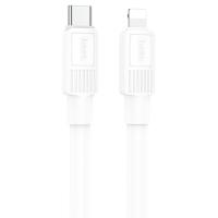 Кабель USB-C HOCO X84 Solid Type-C - Lightning, 2.4А, 20W, 1 м, белый оптом недорого с доставкой Кабель USB-C HOCO X84 Solid Type-C - Lightning, 2.4А, 20W, 1 м, белый фото