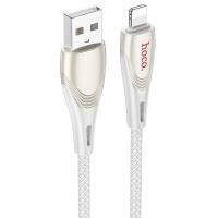Кабель USB HOCO U133 Monte USB - Lightning, 2.4А, 1.2 м, серый оптом недорого с доставкой Кабель USB HOCO U133 Monte USB - Lightning, 2.4А, 1.2 м, серый фото