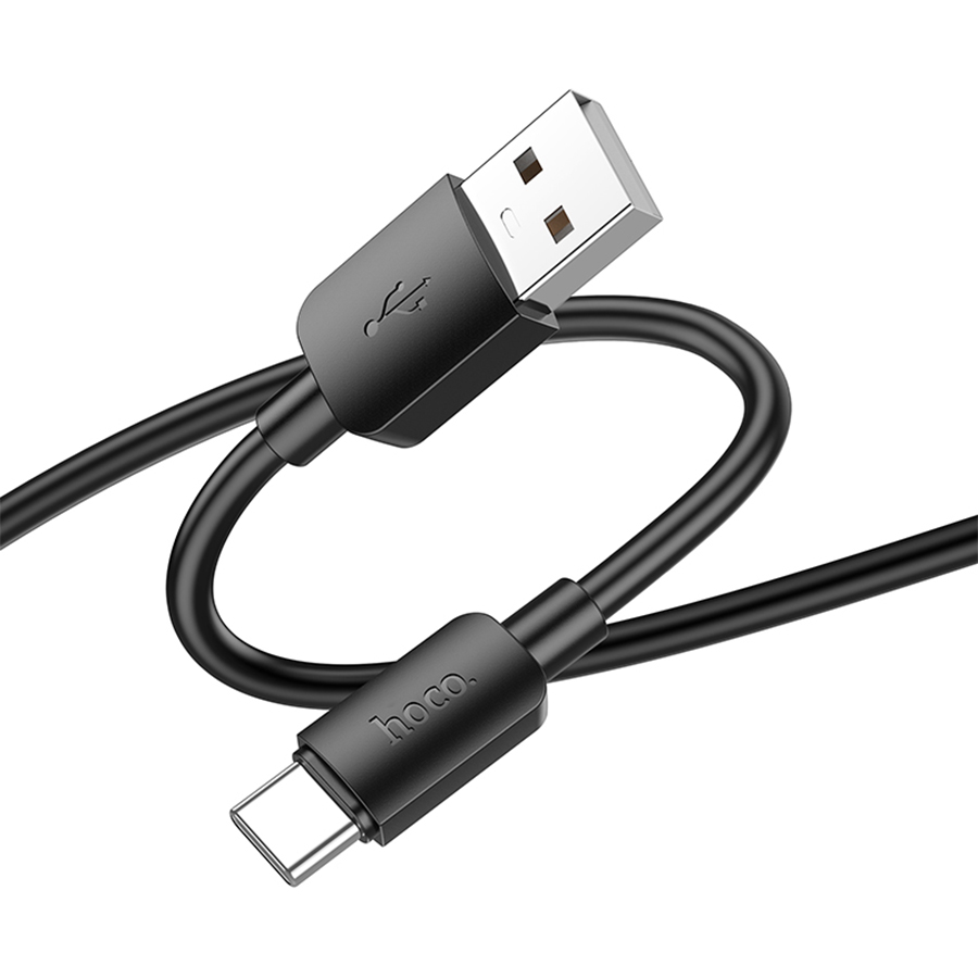 Кабель USB HOCO X96 Hyper USB - Type-C, 3A, 27W, 1 м, черный фото