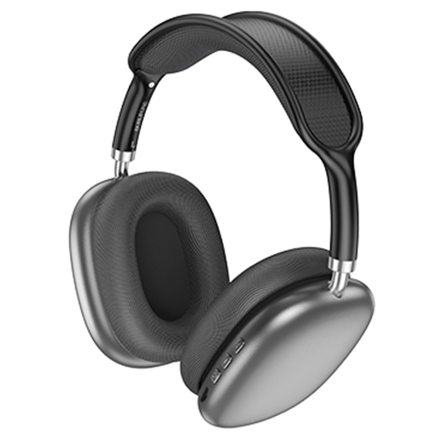 Беспроводные наушники накладные BOROFONE BO22 Elegant, Bluetooth, серый металлик фото