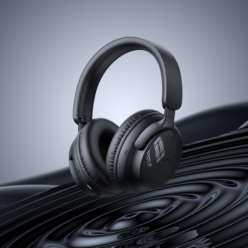 Беспроводные наушники накладные HOCO W53 Tone, Bluetooth, черный фото