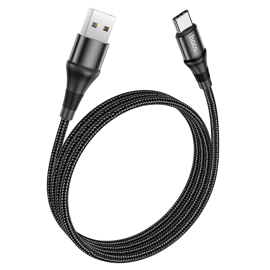 Кабель USB HOCO X50 Excellent USB - Type-C, 2.4А, 1 м, черный фото