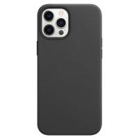 Чехол Leather Case MagSafe для iPhone 13 Pro Max 6.7", черный (1) фото